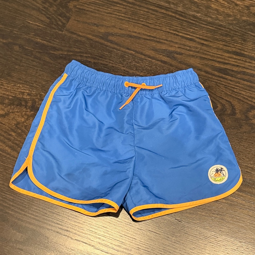 H&M Blue and White swim Shorts